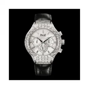 伯爵/Piaget 非凡珍品系列 自动机械 18k白金镶钻 男表 G0A35112