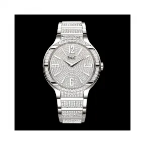 伯爵/Piaget POLO系列 自动机械 18k白金镶钻 中性表 G0A36226