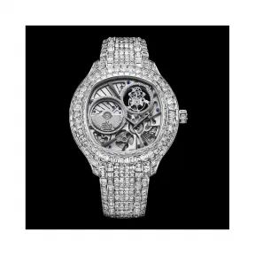 伯爵/Piaget 非凡珍品系列 自动机械 18k白金镶钻 男表 G0A37040