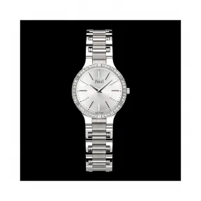 伯爵/Piaget 珠宝腕表系列 石英机芯 18K白金镶钻 女表 G0A38052