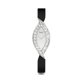 伯爵/Piaget 创意系列 石英机芯 18K白金表壳 女表 G0A38205