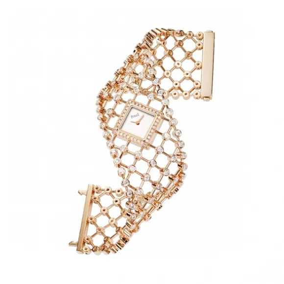 伯爵/Piaget 创意系列 石英机芯 18K玫瑰金表壳 女表 G0A38208