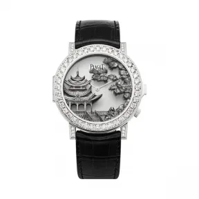 伯爵/Piaget ALTIPLANO系列 手动机械 18K白金 男表 G0A38570