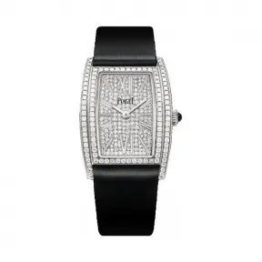 伯爵/Piaget LIMELIGHT系列 石英机芯 18k白金 女表 G0A39093
