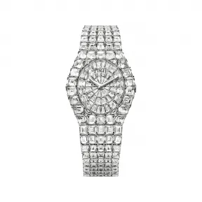 伯爵/Piaget 高级珠宝腕表系列 手动机械 白金 女表 G0A39140