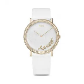 伯爵/Piaget ALTIPLANO系列 手动机械 18k玫瑰金镶钻 女表 G0A39147