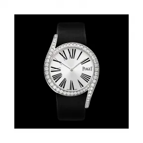 伯爵/Piaget LIMELIGHT系列 石英机芯 18k白金镶钻 女表 G0A39166