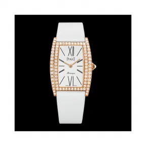 伯爵/Piaget LIMELIGHT系列 石英机芯 18k玫瑰金镶钻 女表 G0A39197