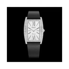 伯爵/Piaget LIMELIGHT系列 手动机械 18k白金镶钻 女表 G0A40198