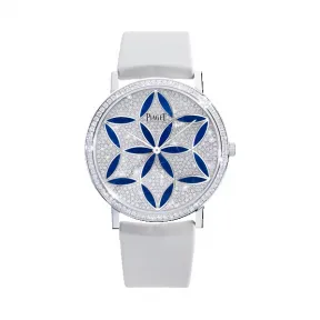 伯爵/Piaget ALTIPLANO系列 手动机械 18k白金镶钻 中性表 G0A40602