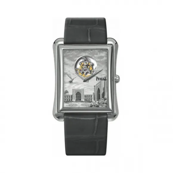 伯爵/Piaget 黑带系列 手动机械 18k白金 男表 G0A40606