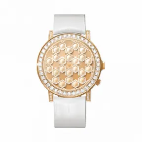 伯爵/Piaget ALTIPLANO系列 手动机械 18k玫瑰金镶钻 女表 G0A40614