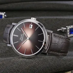 伯爵/Piaget ALTIPLANO系列 自动机械 18k白金 男表 G0A42050