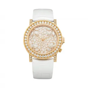 伯爵/Piaget 高级珠宝腕表系列 手动机械 玫瑰金 女表 G0A42061