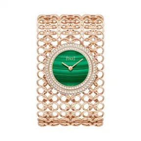伯爵/Piaget 时来运转系列 石英机芯 18k玫瑰金 女表 G0A43069