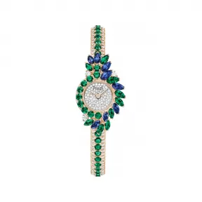 伯爵/Piaget High jewelry watches 系列 18MM 玫瑰金钻石腕表 高级腕表G0A48038 女表