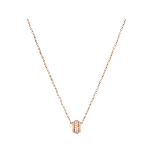 伯爵/Piaget 玫瑰金镶钻吊坠 - 高级珠宝G33P0095