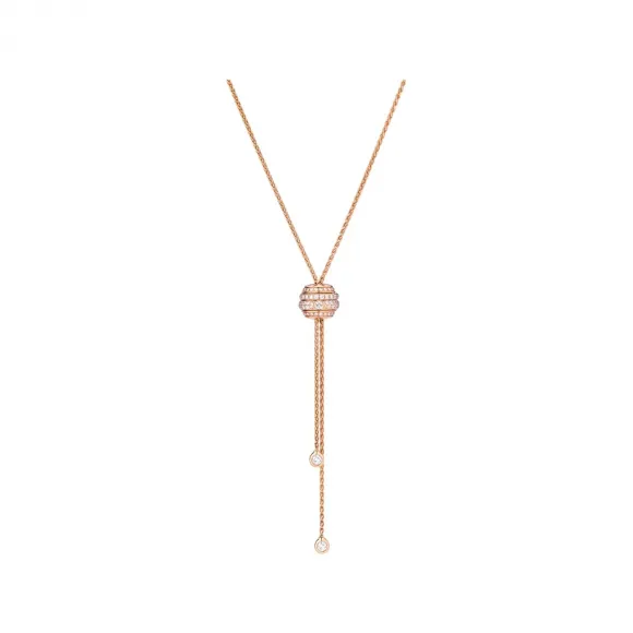 伯爵/Piaget 玫瑰金镶钻吊坠 - 高级珠宝G33P0097