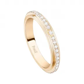 伯爵/Piaget 玫瑰金钻石戒指 奢华珠宝G34P1M00
