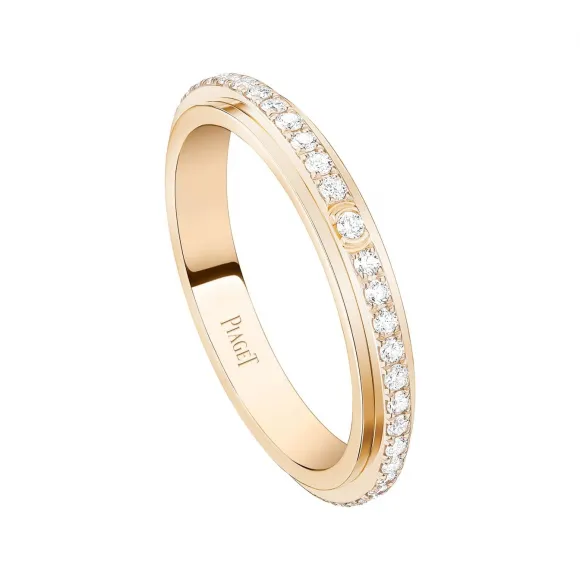 伯爵/Piaget 玫瑰金钻石戒指 - Piaget伯爵奢华珠宝G34P1M00