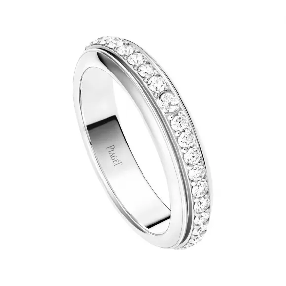 伯爵/Piaget 白金钻石戒指 - 高级珠宝 G34P6F00