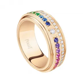 伯爵/Piaget  玫瑰金珍贵精致宝石钻石戒指 G34P6H00 