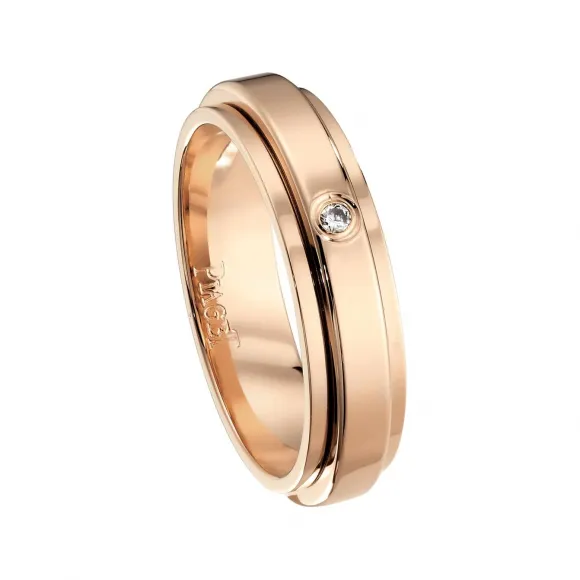 伯爵/Piaget 玫瑰金 钻石 结婚戒指 - 婚礼珠宝 G34PCC00