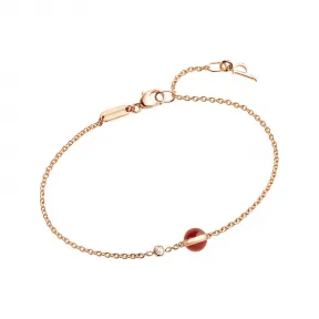 伯爵/Piaget 红玉髓玫瑰金钻石手链-珠宝 G36PB200