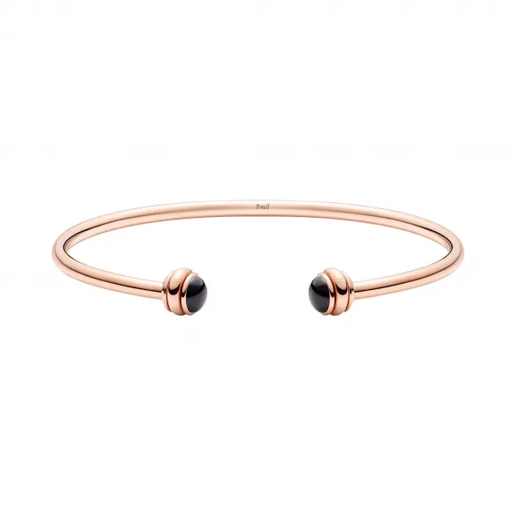 伯爵/Piaget 缟玛瑙玫瑰金开放式手镯-珠宝 G36PC200