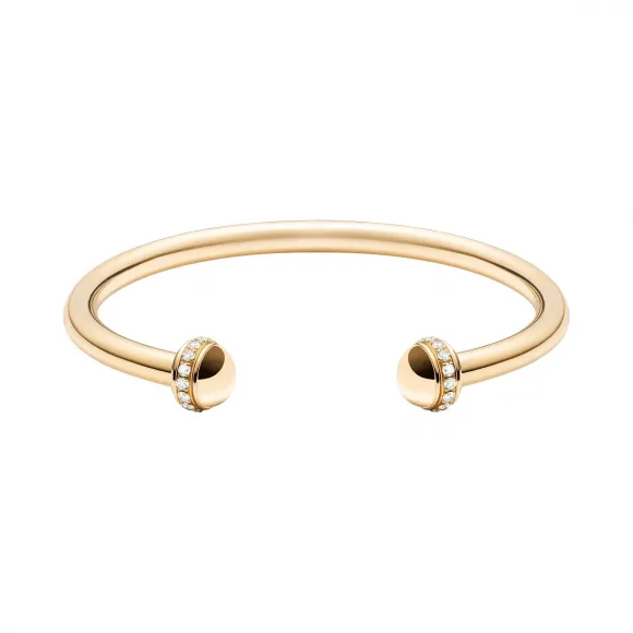 伯爵/Piaget 黄金钻石开放式手镯 -  G36Pf800