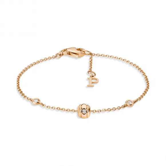 伯爵/Piaget 玫瑰金镶钻手链 - 高级珠宝G36PV700