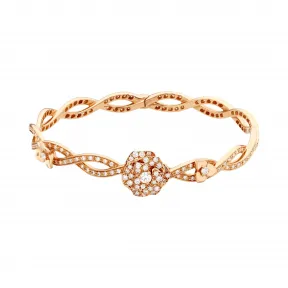 伯爵/Piaget 玫瑰金钻石手链-珠宝 G36U5100