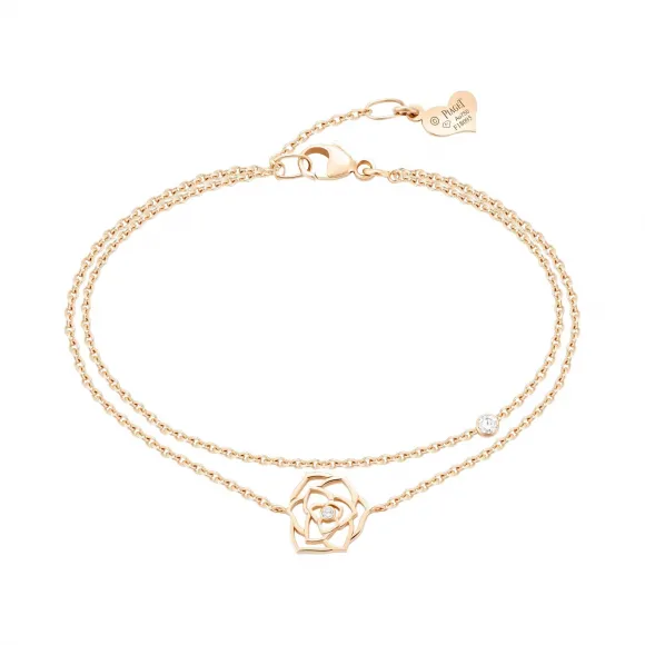 伯爵/Piaget 玫瑰金钻石手链G36U5900
