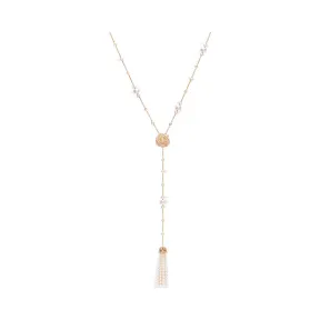 伯爵/Piaget 珍珠玫瑰金钻石项链-珠宝 G37U9800