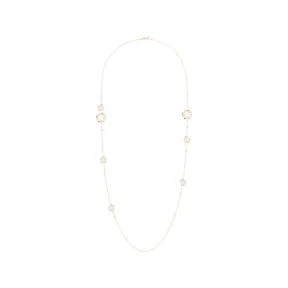 伯爵/Piaget 玫瑰金钻石长项链 - 高级珠宝 G37UA800