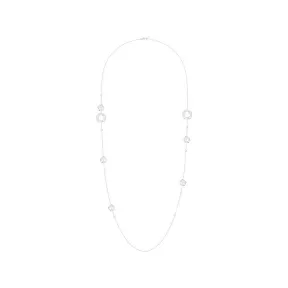 伯爵/Piaget 白金钻石长项链 - 高级珠宝 G37UA900