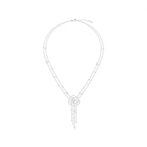 伯爵/Piaget 白金钻石项链 - 高级珠宝 G37UB100