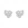 伯爵/Piaget Piaget rose 系列   白金钻石耳环 - 奢华珠宝G38U0090