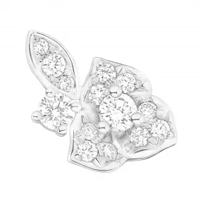 伯爵/Piaget rose系列 白金钻石单只耳环 G38U0096