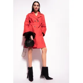 品高/Pinko 徽标提花风衣 100076A0GPR48