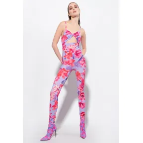 品高/Pinko 热带花卉印花紧身连身装 100397A11SYNB