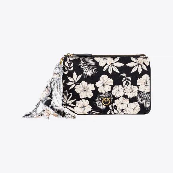 品高/Pinko Flat Bag 印花再生帆布手包 100455A0PZZDG