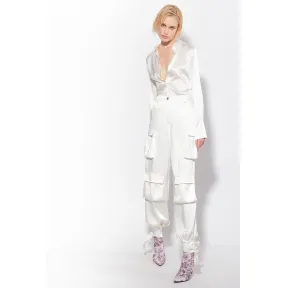 品高/Pinko 缎布工装裤 100560Z345Z05