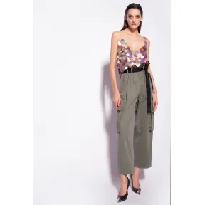 品高/Pinko 阔型工装裤 101840A1F4V45