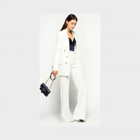 品高/Pinko 配镀金色纽扣高腰裤 1G159J-Y5NHZ05