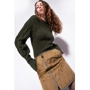 品蔻/Pinko 绞花纹长袖套衫 1G18GLA05ZX18