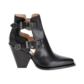 品高/Pinko 带开口德克萨斯风格短靴 1H20Q2-Y61LZ99