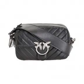 品高/Pinko LIMOUSINE BLACK 绵羊纳帕的爱相机案例2带肩带 1P21K1Y5V1Z99