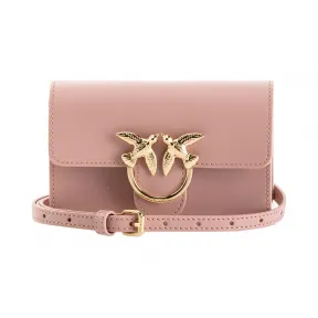 品高/Pinko Simply 皮革 Love 迷你手袋 1P21SC-Y6JCQ19