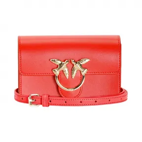 品高/Pinko Simply 皮革 Love 迷你手袋 1P21SC-Y6JCR24